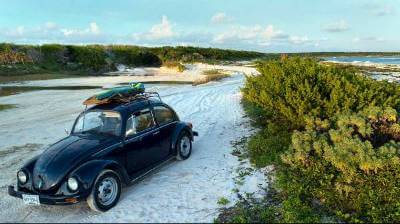 Cozumel Island car Vocho Beetle