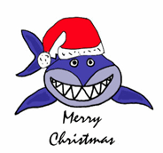 Shark Merry Christmas